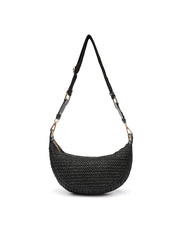 Borsa a tracolla casual per donna; Borsa tessuta da sottobraccio