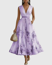 Rowella | Abito lungo elegante a pieghe