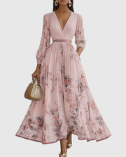 Rowella | Abito lungo elegante a pieghe