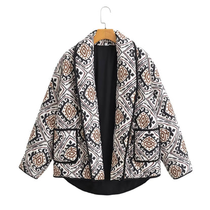 Estrella | Chaqueta acolchada estampada