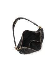 Borsa a tracolla casual per donna; Borsa tessuta da sottobraccio