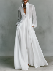 Cintia | Vestido maxi minimalista