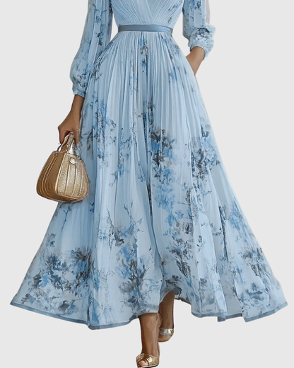 Rowella | Abito lungo elegante a pieghe