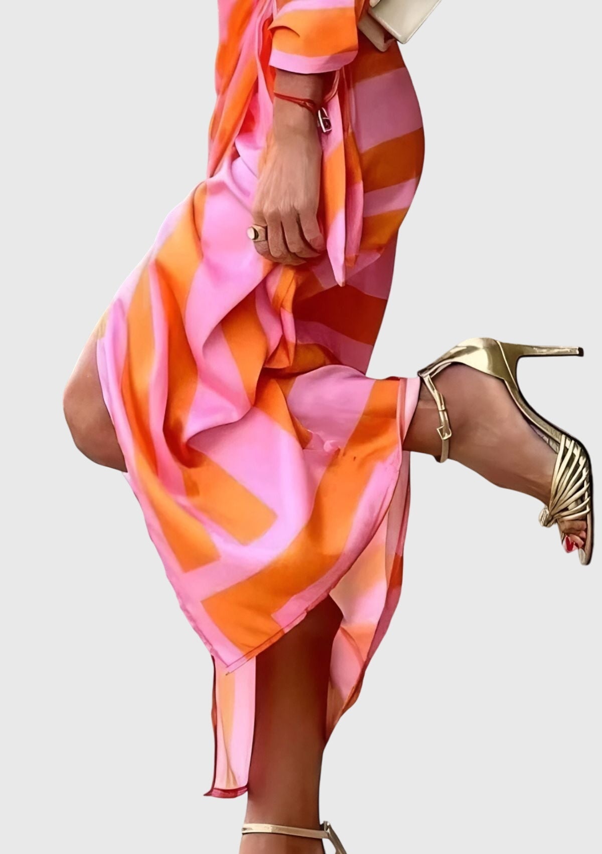 Everly | Abito avvolgente elegante con stampa