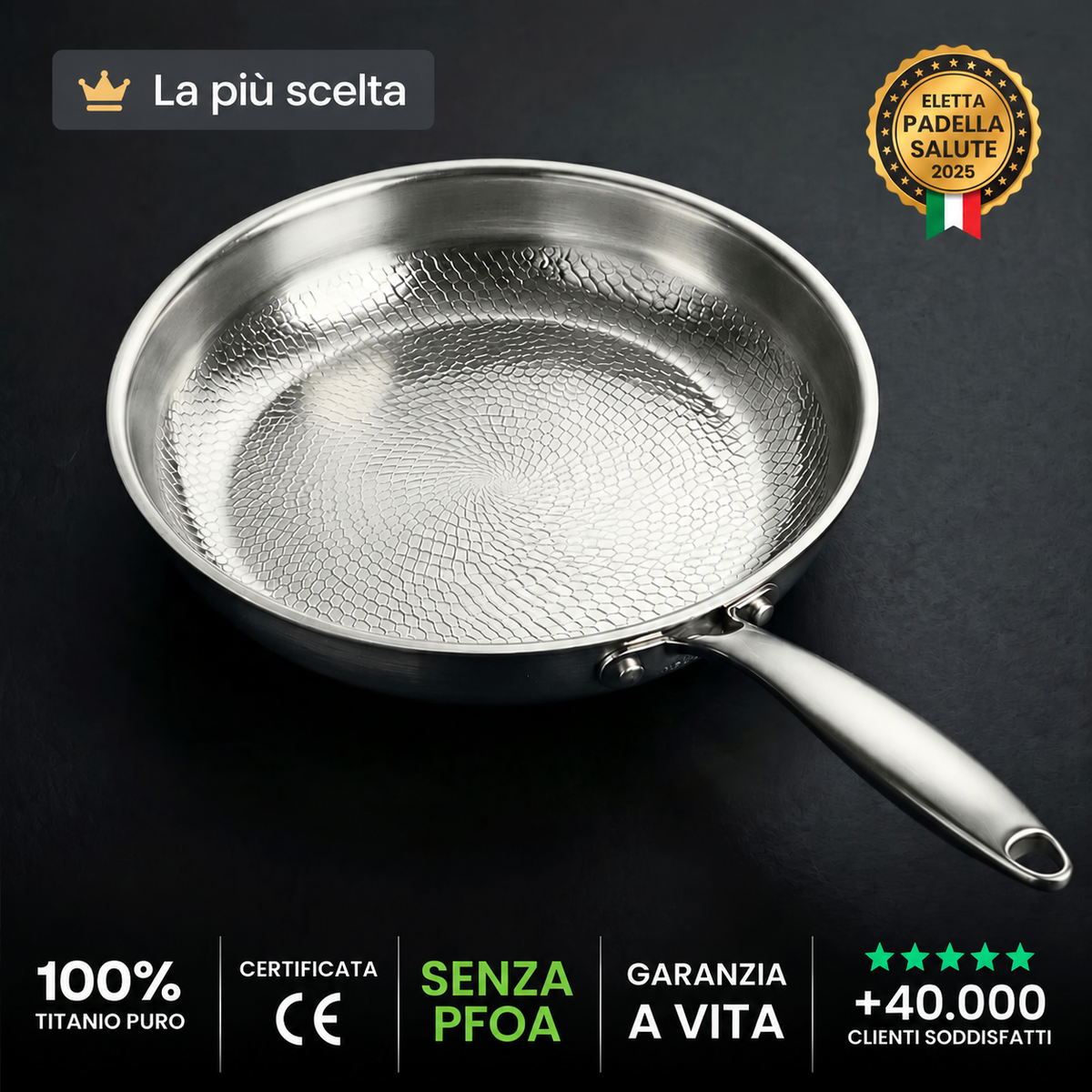 La Padella in Titanio Puro – Titania Eterna®