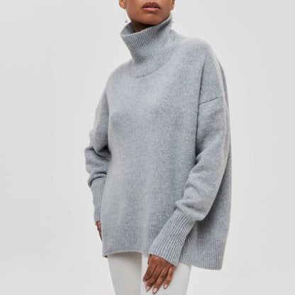 Clara | Jersey de cuello alto en punto fino