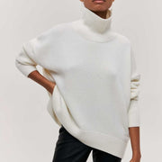 Clara | Jersey de cuello alto en punto fino