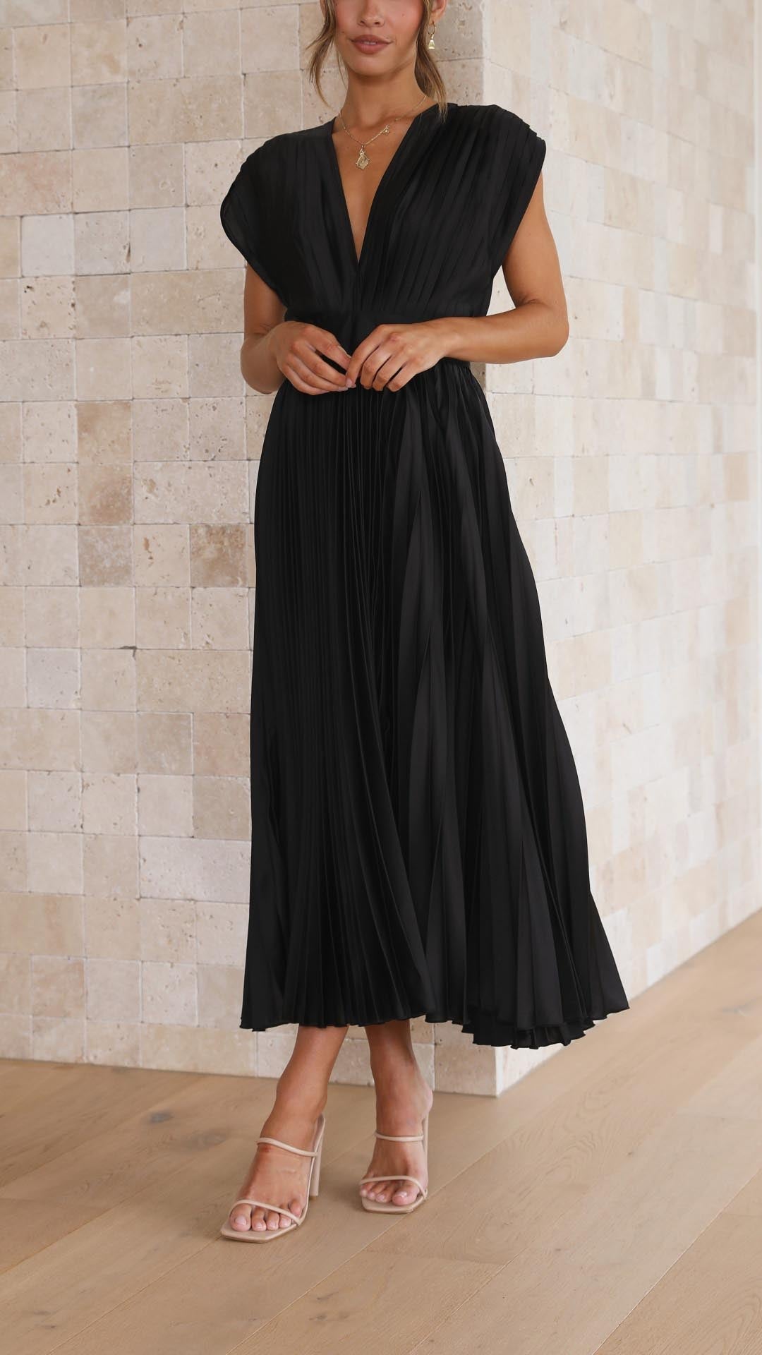 Violeta | Elegante vestido plisado
