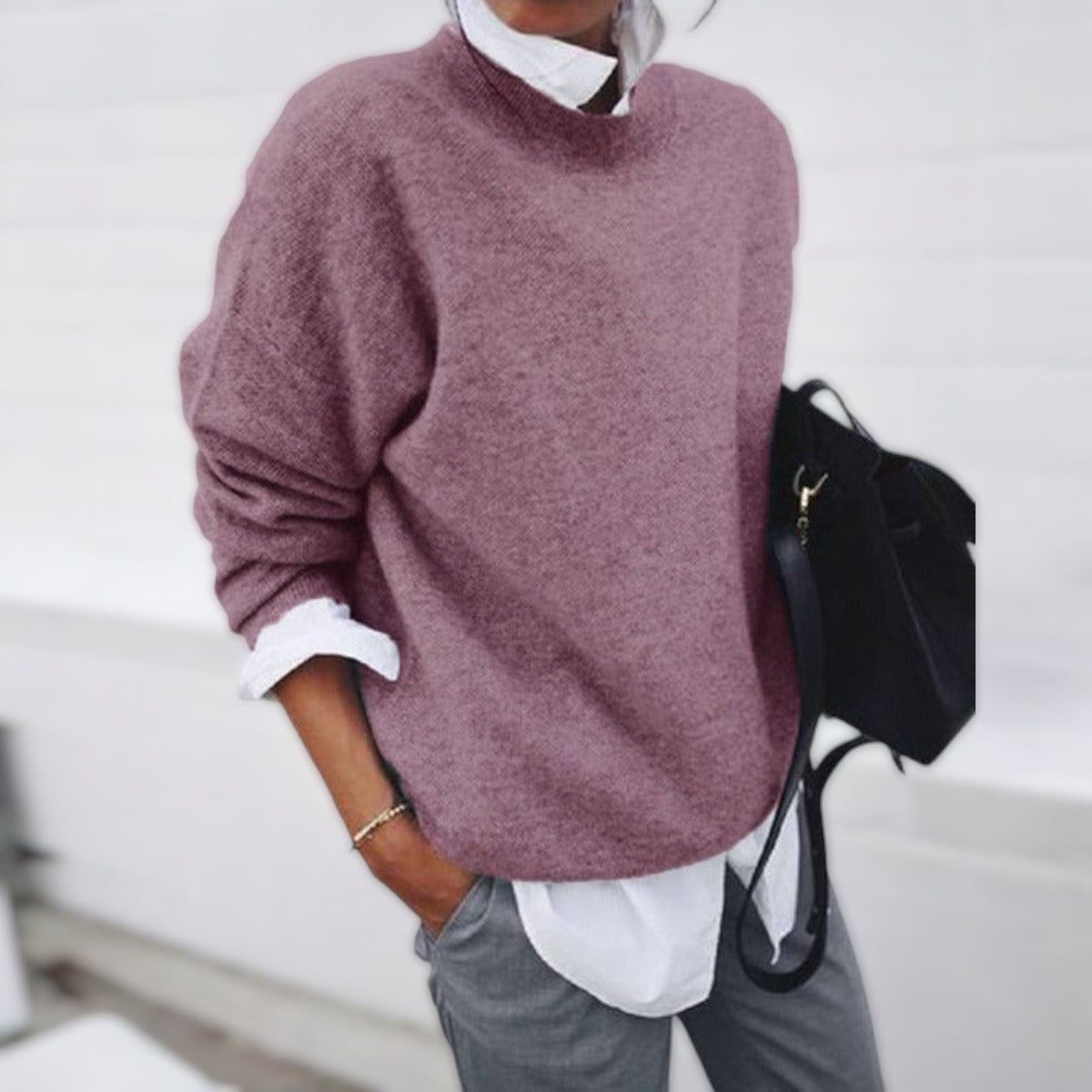 Olivia | Jersey de cachemir con estilo atemporal y confort absoluto