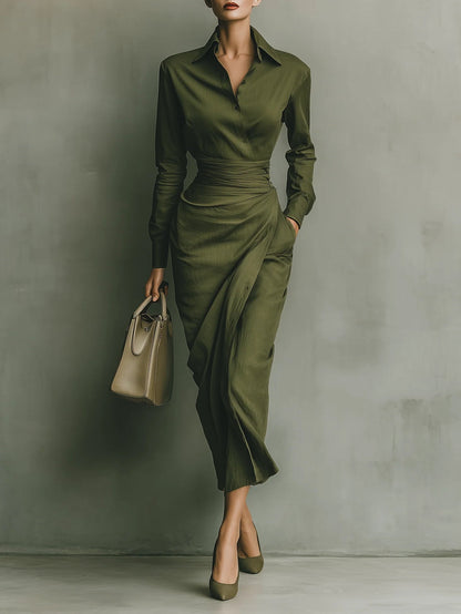 Hera | Vestido maxi entallado elegante