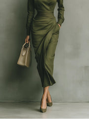 Hera | Vestido maxi entallado elegante