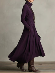 Malva | Vestido Maxi de Cuello Alto