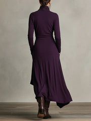 Malva | Vestido Maxi de Cuello Alto