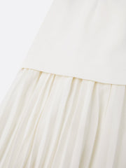 Micaela | Vestido largo plisado de diseño