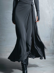 Naiara | Vestido maxi con nudo lateral