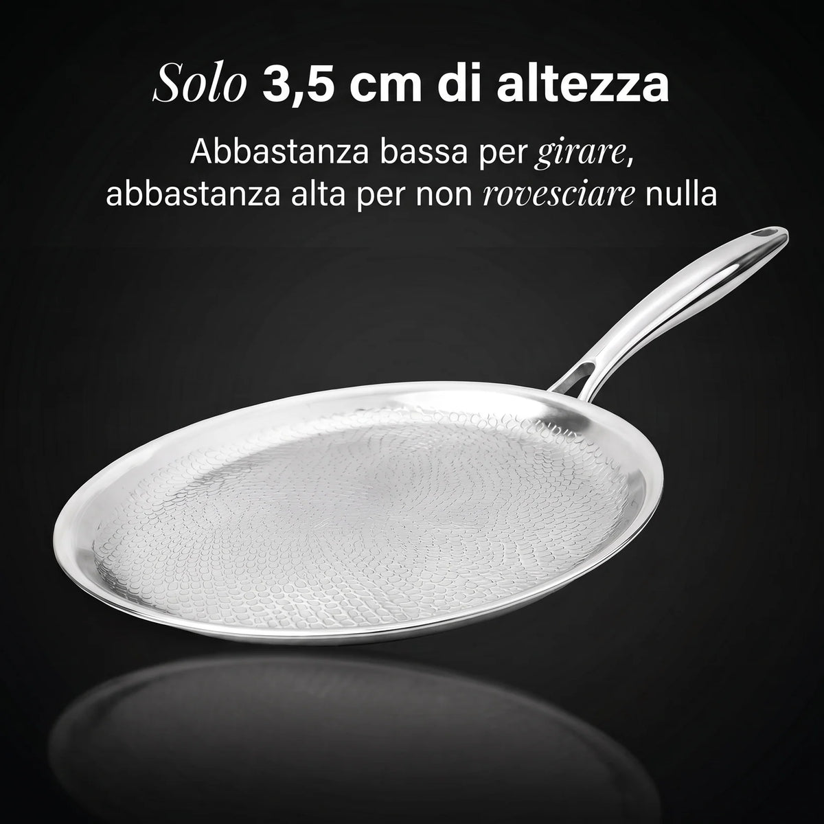Padella per Crêpes 100% Titanio Puro – Titania Eterna®