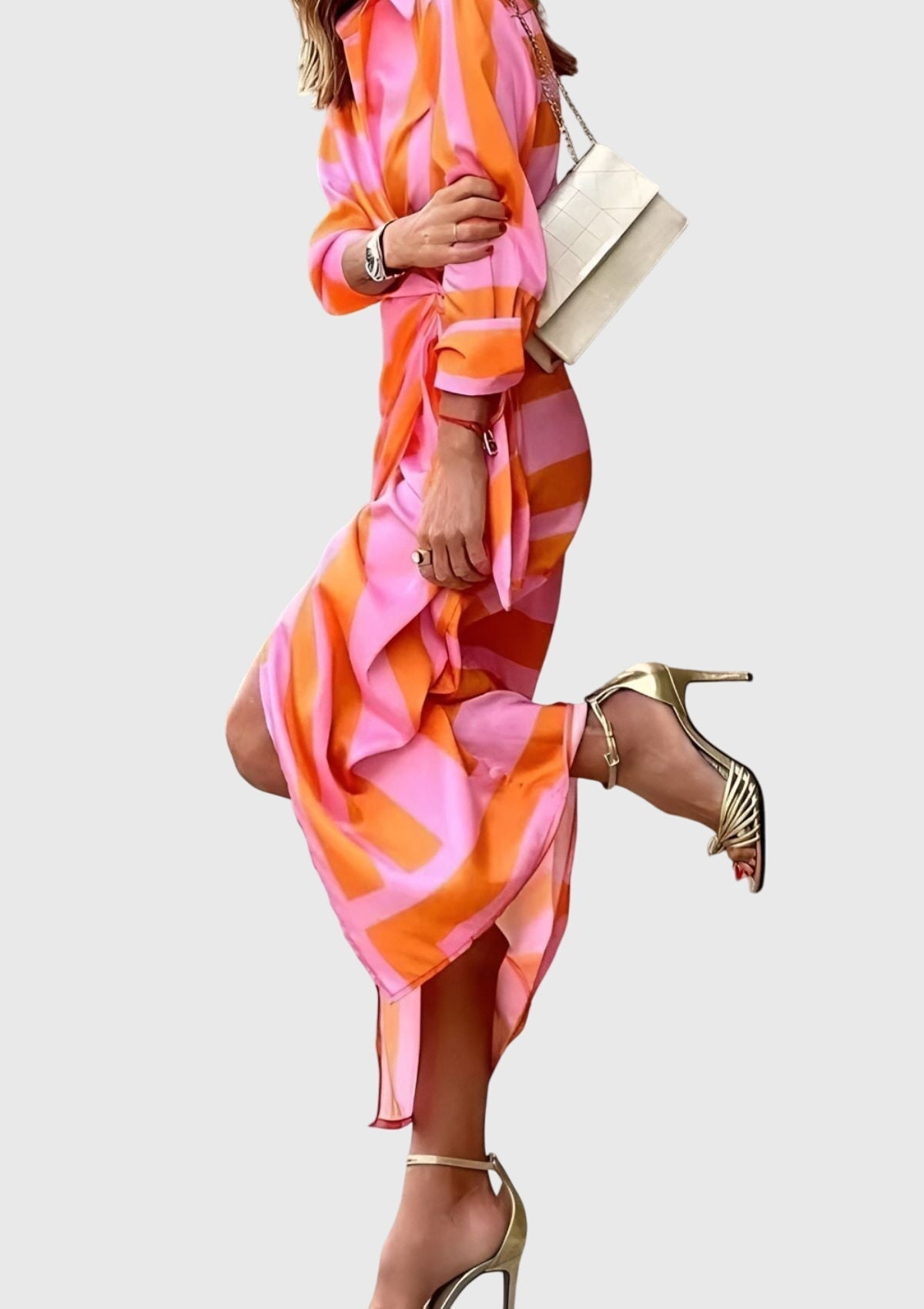 Everly | Abito avvolgente elegante con stampa