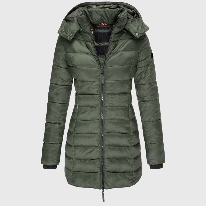 Leticia | Chaqueta larga de plumón