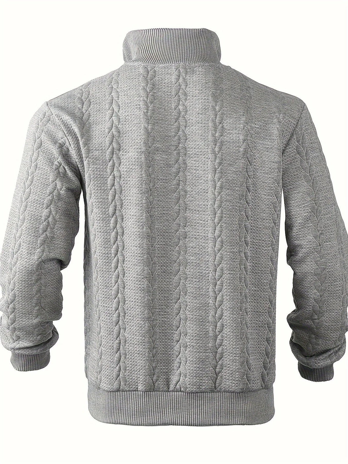 Andrés | Suéter vintage con cuello alto y cremallera