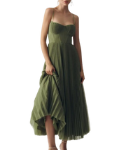Bali | Vestido midi con corsé
