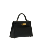 Amara | Bolso negro con detalles dorados
