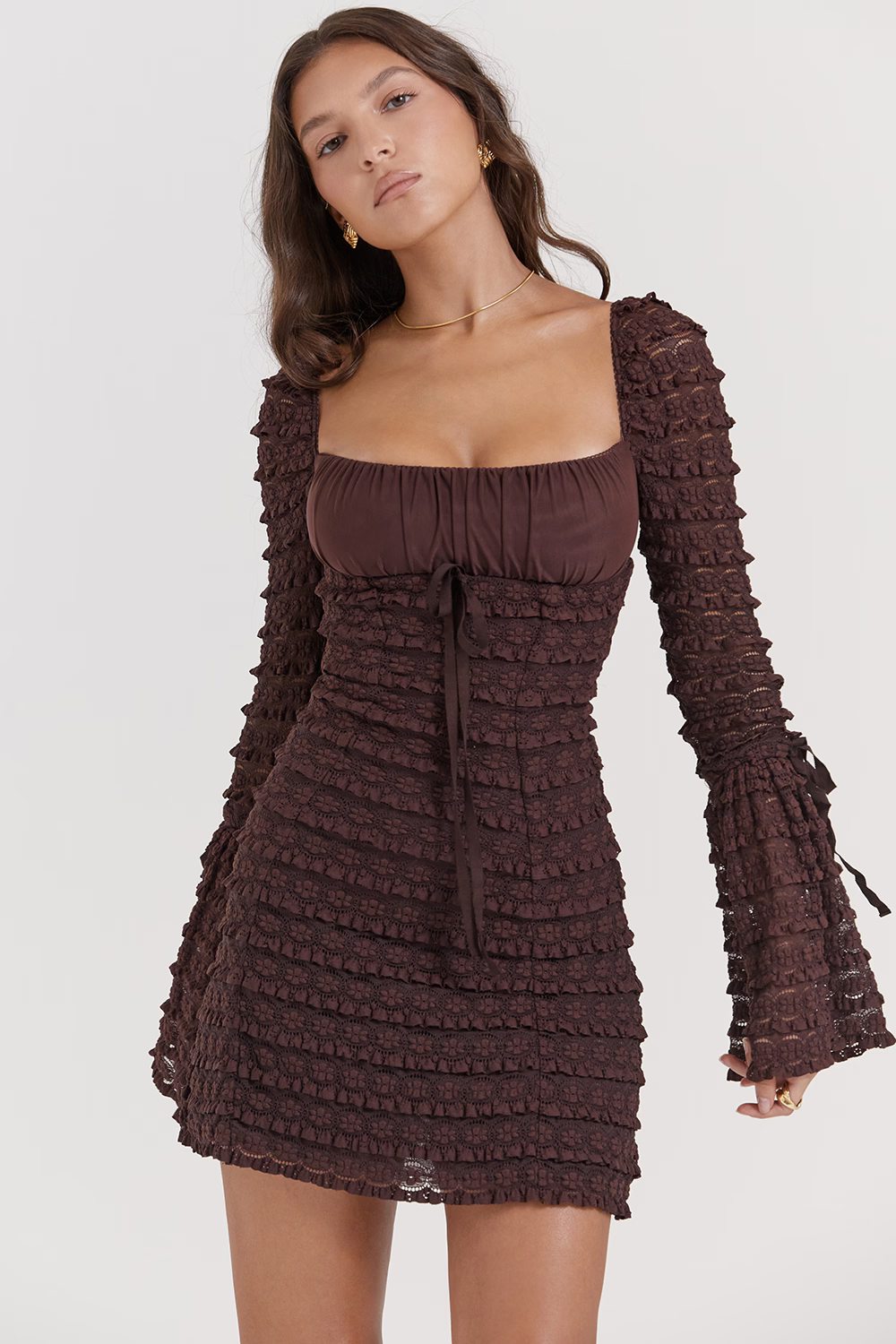 Selena  | Vestido Espresso