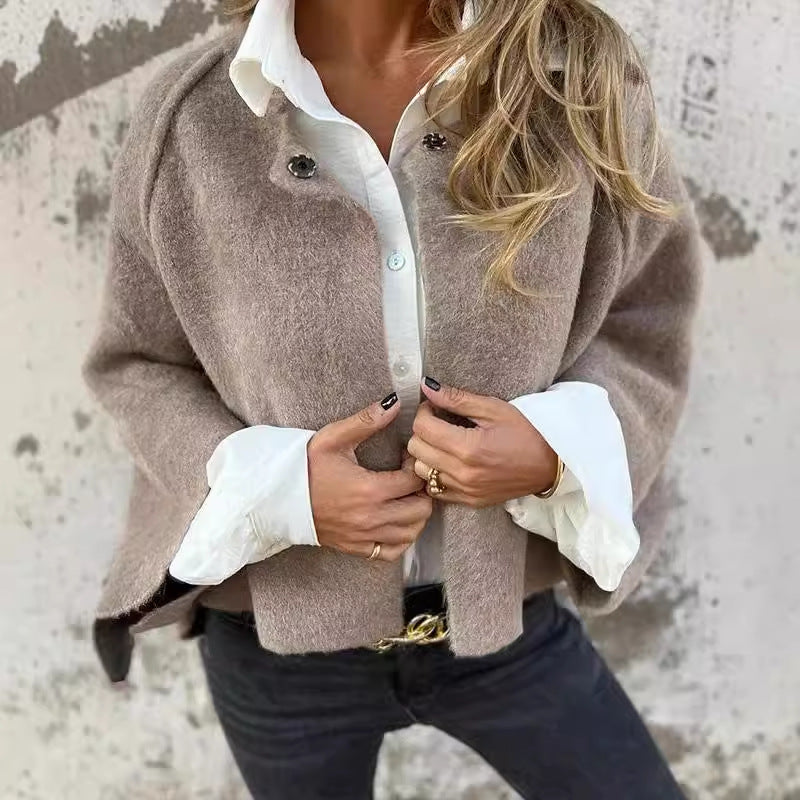 Cristal | Chaqueta Corta con Mangas Acampanadas