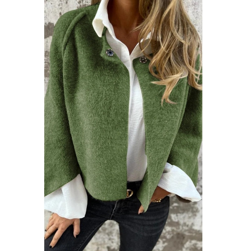 Cristal | Chaqueta Corta con Mangas Acampanadas